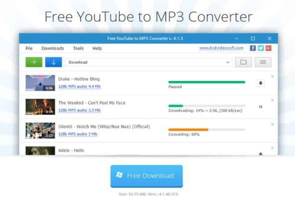 Ven a convertir video de Youtube en MP3