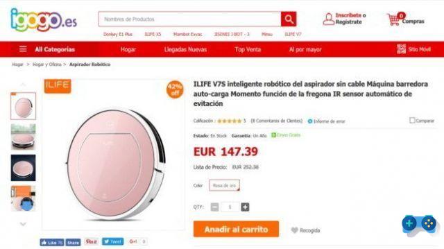 iLife V7 o aspirador de pó robô econômico e inteligente