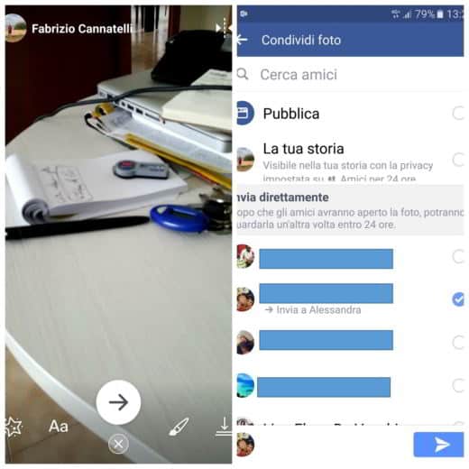 Cómo crear historias de Facebook