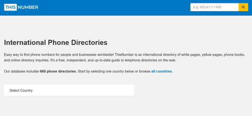 How to trace name and address from telephone number