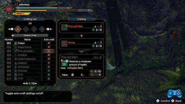 Monster Hunter Rise - Guide: How to craft and self-create items