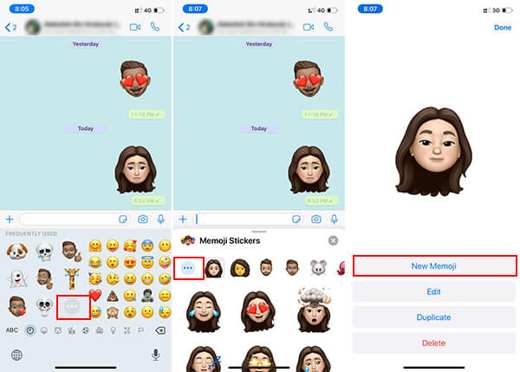 Comment avoir des autocollants Memoji sur Whatsapp