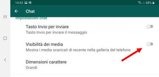 Como não salvar fotos do Whatsapp no ​​Android