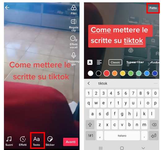 Como colocar a escrita no TikTok