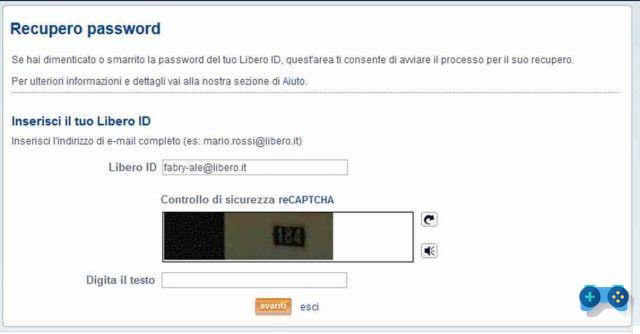 How to restore access to Libero email