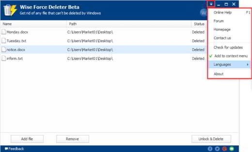 Programs to delete undeletable files