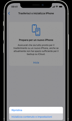 Restablecer la configuración del iPhone