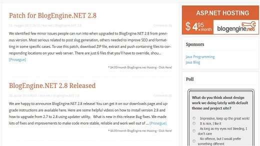 BlogEngine.NET 2.8 - Novos bugs corrigidos e pequenas melhorias