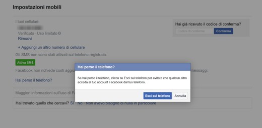 Cómo cerrar sesión en Facebook en tu móvil