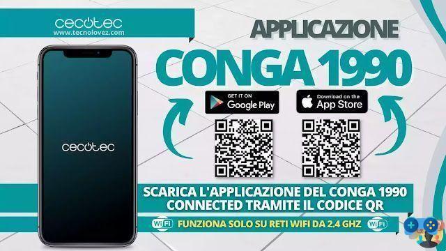 Conga 1990 Connected - Robô Aspirapolvere Smart Cecotec