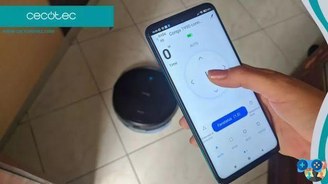 Conga 1990 Connecté - Robot Aspirapolvere Smart Cecotec
