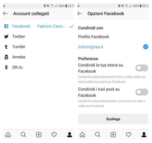 Cómo conectar una cuenta de Instagram a Facebook