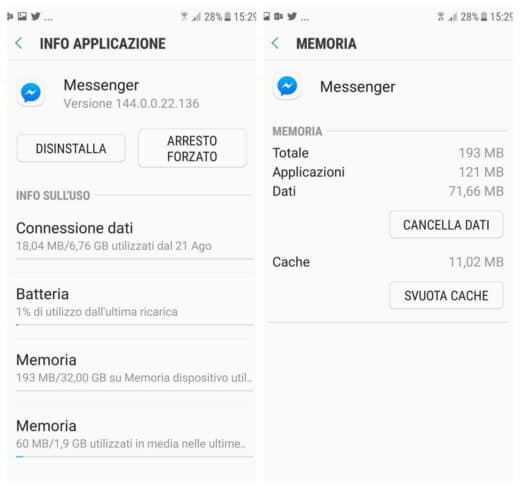 Como deletar conta do Messenger