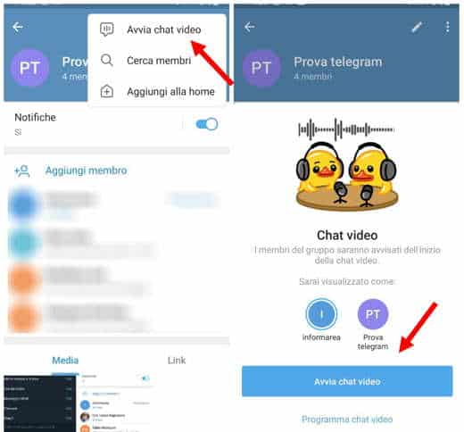 Cómo hacer una videollamada con Telegram