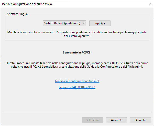 comment configurer pcsx2