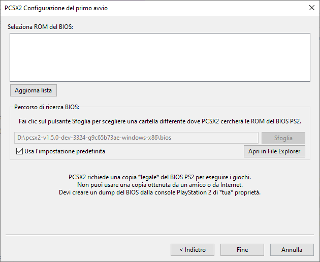 comment configurer pcsx2