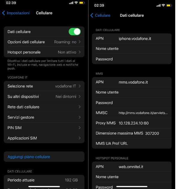 How to activate cellular data on iPhone