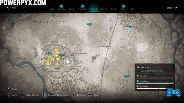 Assassin's Creed® Valhalla: Mapa do Tesouro de Crawelie de Sussex