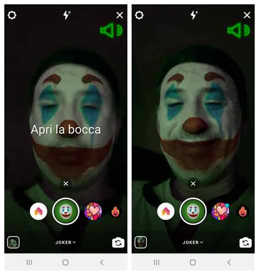 Joker Instagram filter