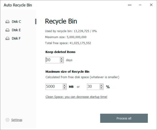 How to empty the Recycle Bin automatically