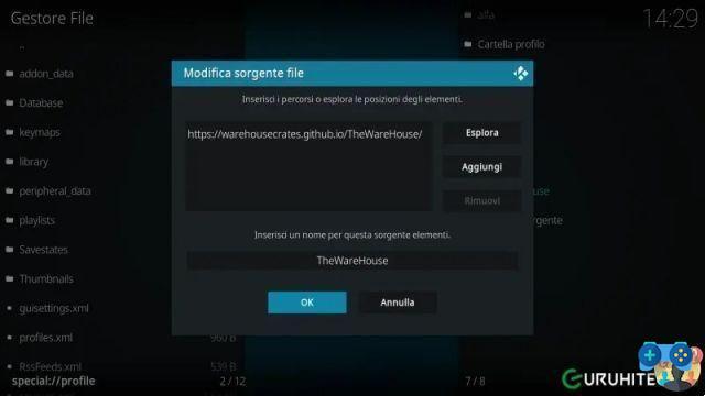 Complemento Element Kodi: guia all'installation