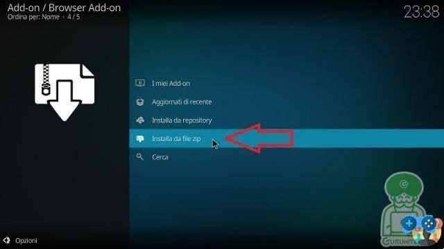 Complemento Element Kodi: guia all'installation