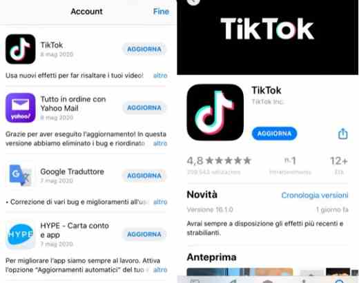 Como atualizar o TikTok em IOS e Android