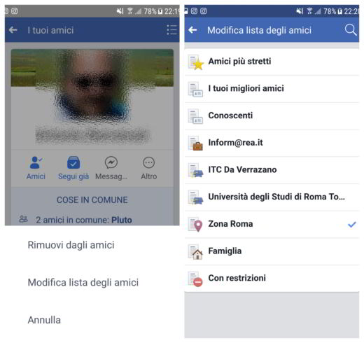 Cómo crear una lista de conocidos de Facebook