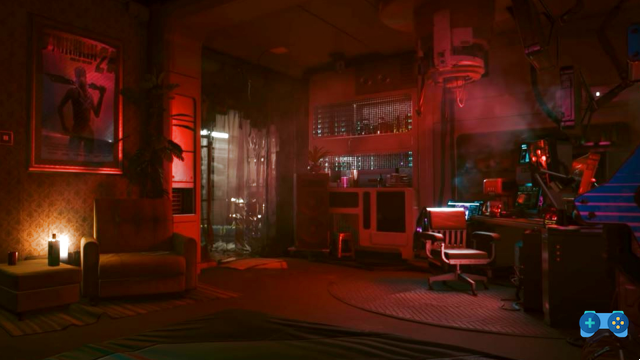 The apartments in the game Cyberpunk 2077