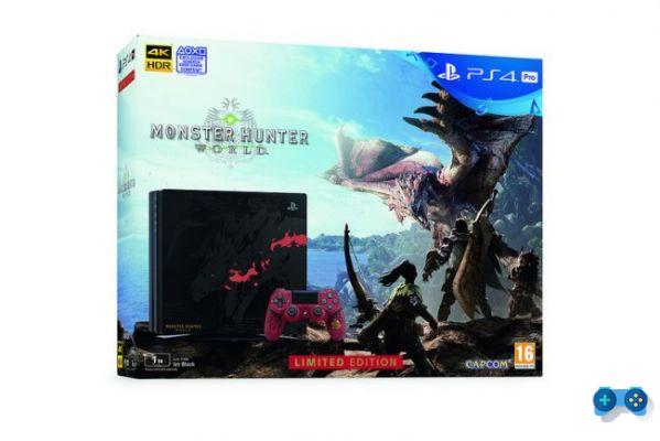 O PS4 PRO especial com o tema Monster Hunter World está chegando