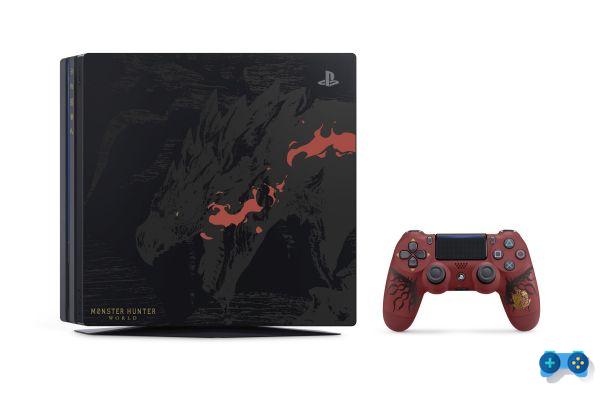 O PS4 PRO especial com o tema Monster Hunter World está chegando