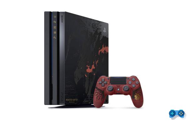 O PS4 PRO especial com o tema Monster Hunter World está chegando