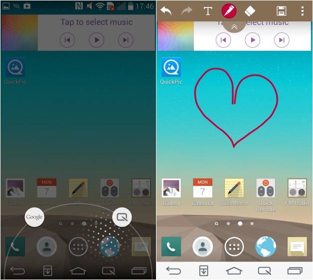 Cómo tomar y guardar una captura de pantalla en LG G3