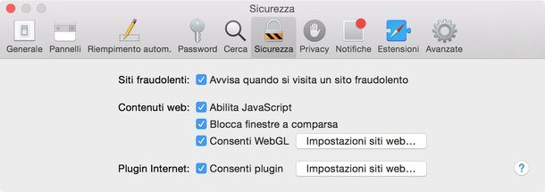 Como desativar o Javascript no Safari