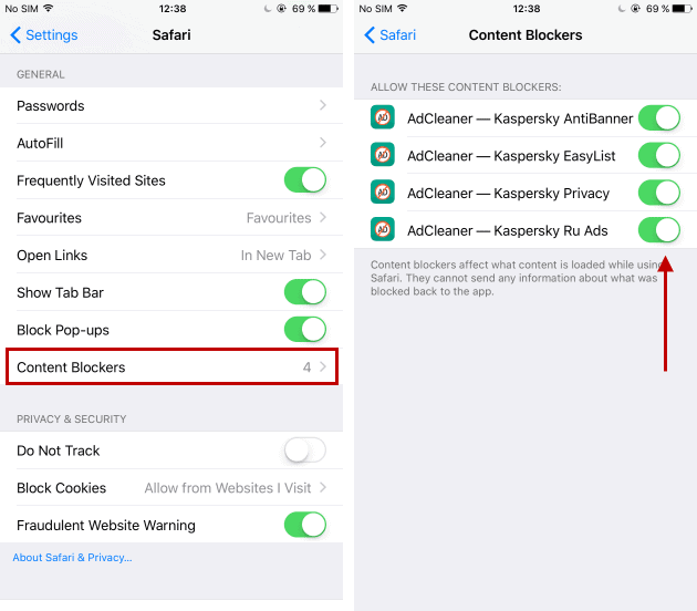 How to block ads on Safari from iPad