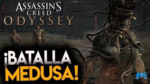 The battle against Medusa in Assassin's Creed Odyssey