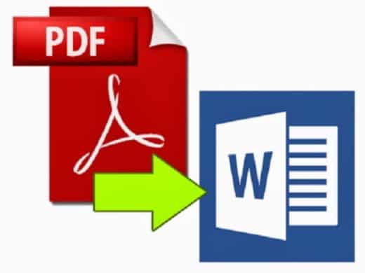 How to convert scanned PDF to Word