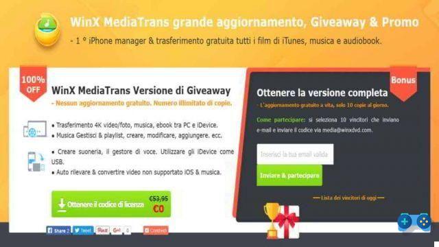 Sorteo de WinX MediaTrans: el primer administrador de iPhone que elimina la protección DRM