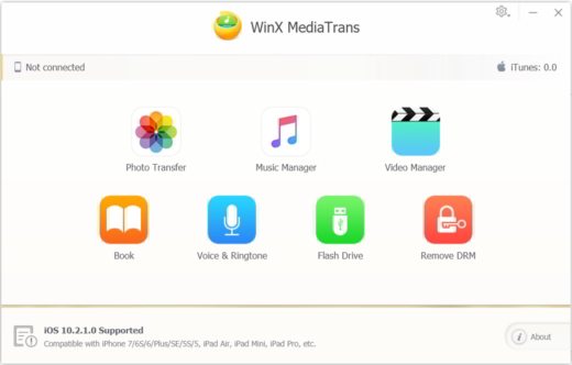 Sorteo de WinX MediaTrans: el primer administrador de iPhone que elimina la protección DRM