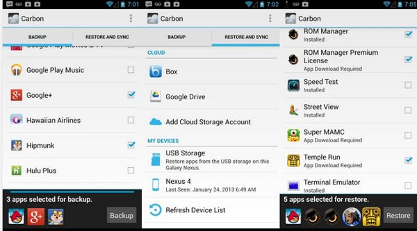 Como fazer um backup Android