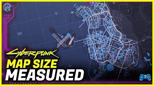 Tamanho do mapa Cyberpunk 2077: comparação e detalhes