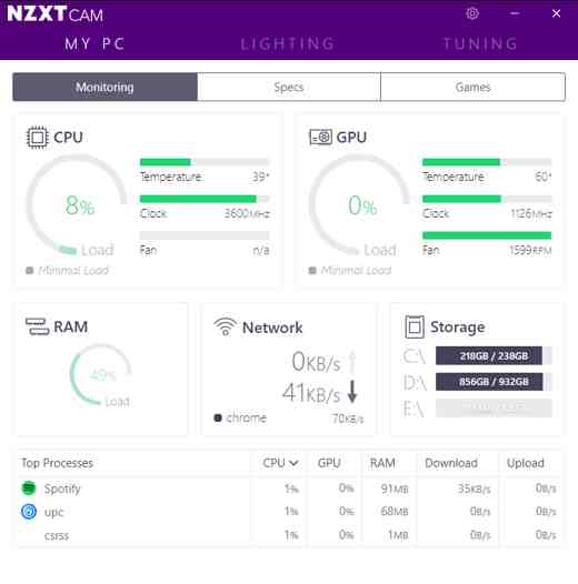 Cómo ver la temperatura de la PC en Windows 10 y Mac