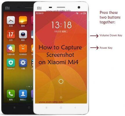 How to run and save the screenshot on Xiaomi Mi4