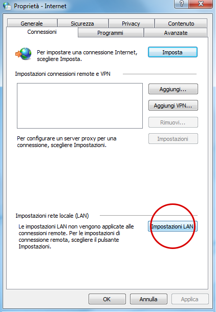 Windows - guia de configuração de proxy