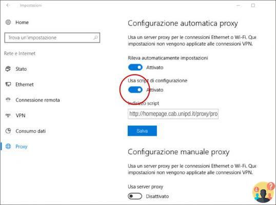 Windows - Guía de configuración de proxy