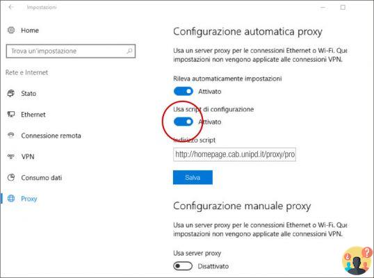 Windows - Guide de configuration du proxy