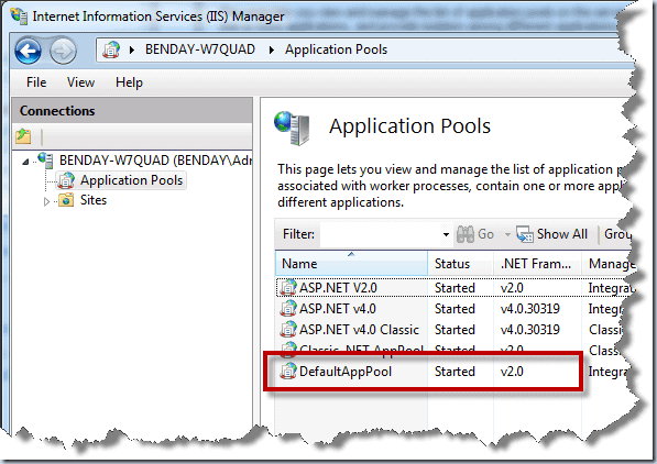 La section de configuration 'system.web.extensions' ne peut pas être lue car il manque une déclaration de section.