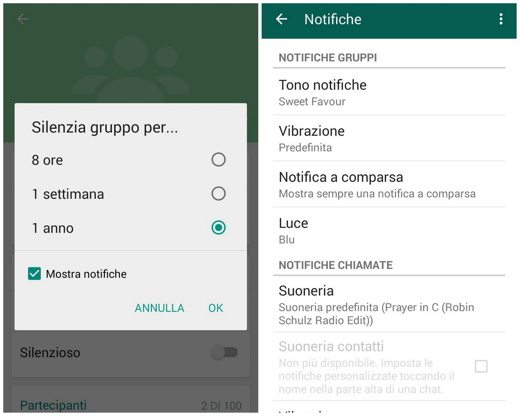 How to disable WhatsApp group notifications