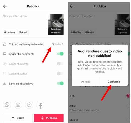 How to save TikTok videos without posting by mistake