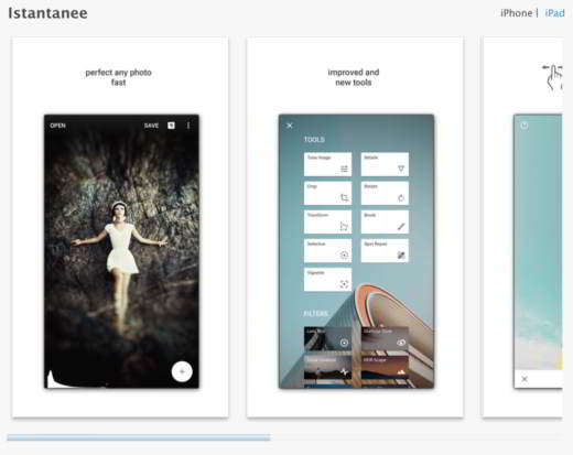 Meilleures applications photo Instagram